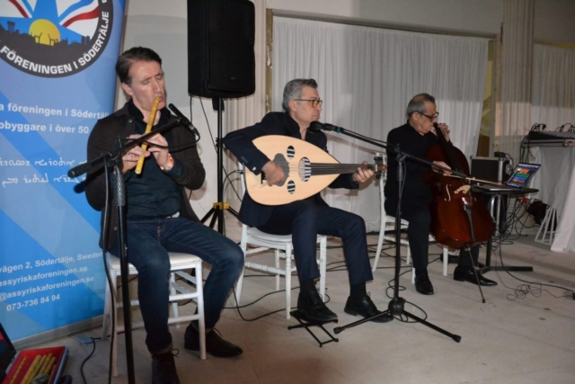 Musikerna Ninos Hawsho, Josef Cacan och George Hayrabedian